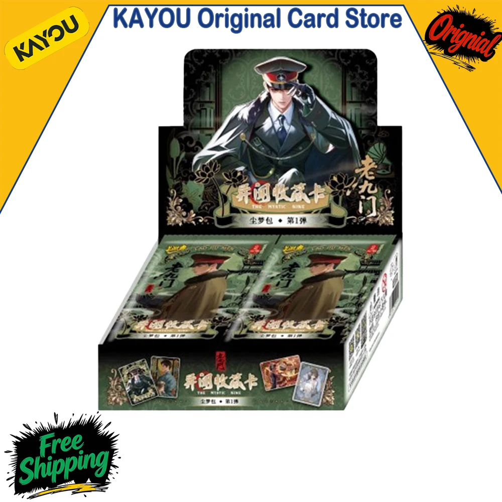

KAYOU The Old Nine Gates Strange Tales Collectible Cards Dust Dream Pack Zhang Qishan Master Buddha Mini Cards Exquisite Gifts