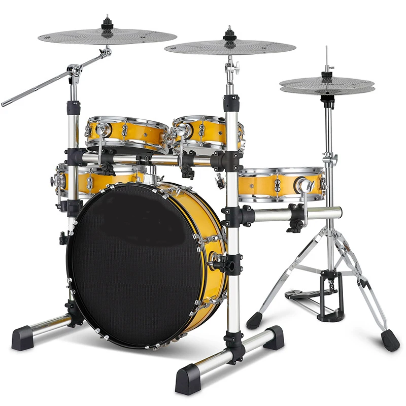 Wholesale Best Quality Professional Music Percussion Jazz Drum Set 5 Drum Set 3 Cymbals for Beginners