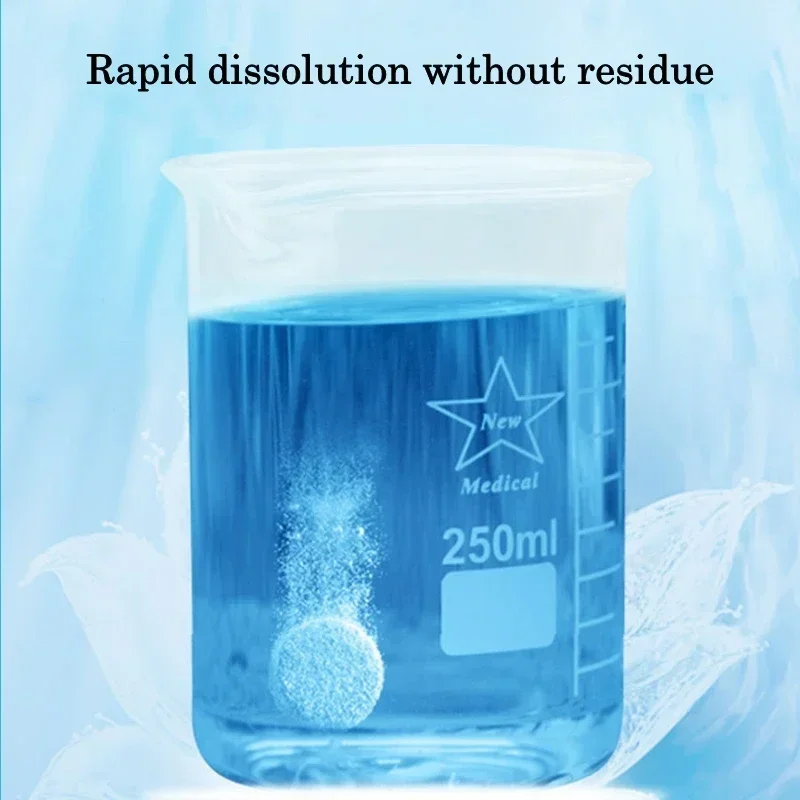 100 Buah Esensi Wiper Padat Air Kaca Mobil Hadiah Ultra Terkonsentrasi Agen Pembersih Mobil Tablet Effervescent Pembersih Esensi Wiper