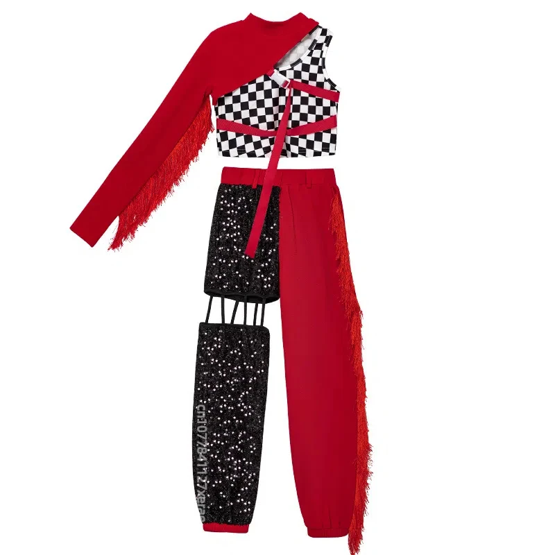 مجموعة رقص الشوارع الرائعة والوسيم للأطفال، ملابس رقص الجاز العصرية للفتيات، مجموعة أداء الهيب هوب للأطفال