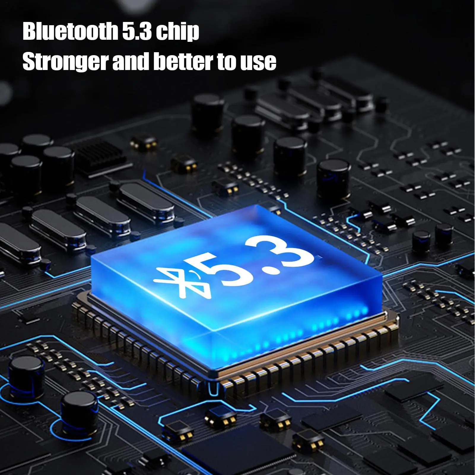 Transmisor y receptor de Audio inalámbrico, adaptador con cancelación de ruido 2 en 1, adaptador de música inalámbrico para reproducción de música, llamadas manos libres