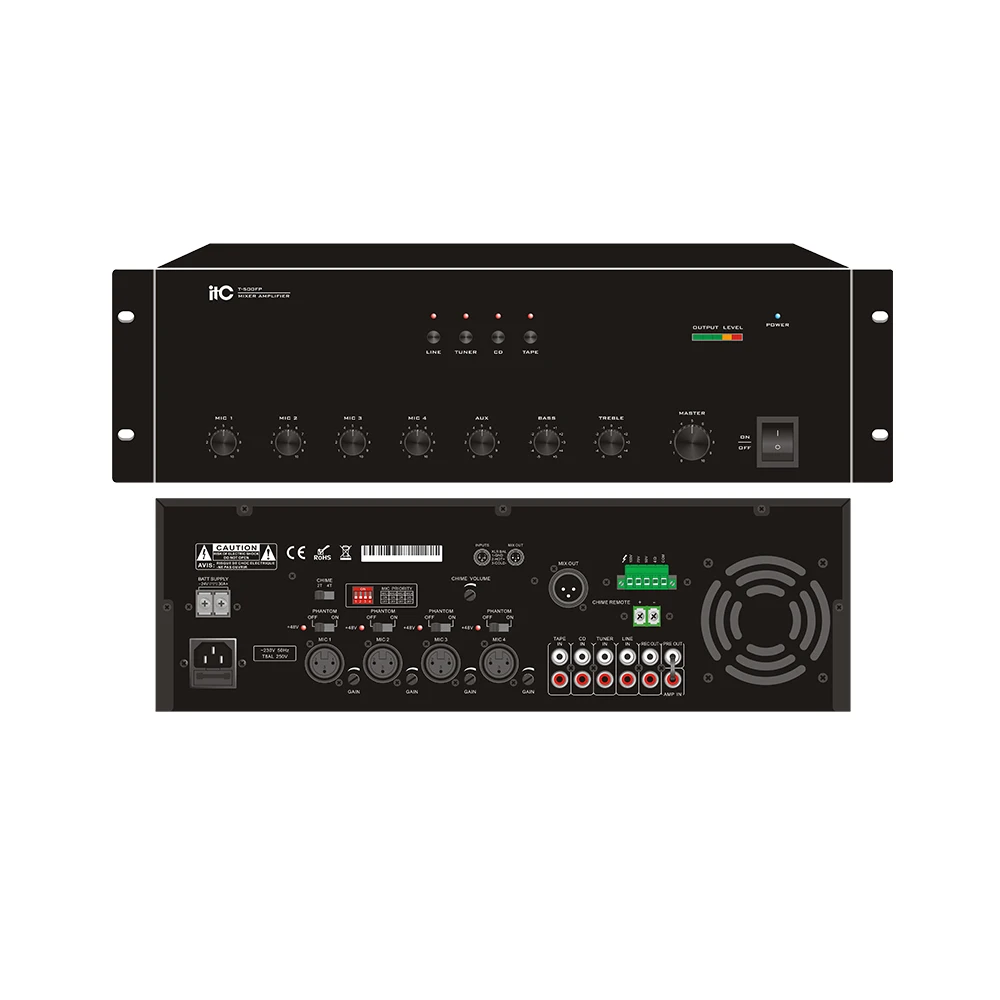 

500W PA System Echo Power Mixer Amplifier