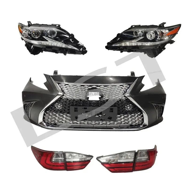 

LST factory body kits 2013-2017 ES200 ES250 ES300H Modified 2018ES sport Grille upgrade headlight