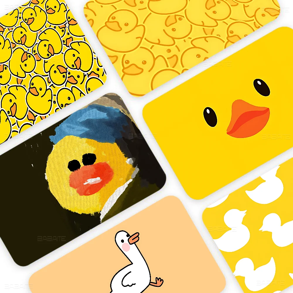 Yellow Classic Rubber Duck Matte Film Cover Skin Sticker For Credit Card Bank Debit Bus Card