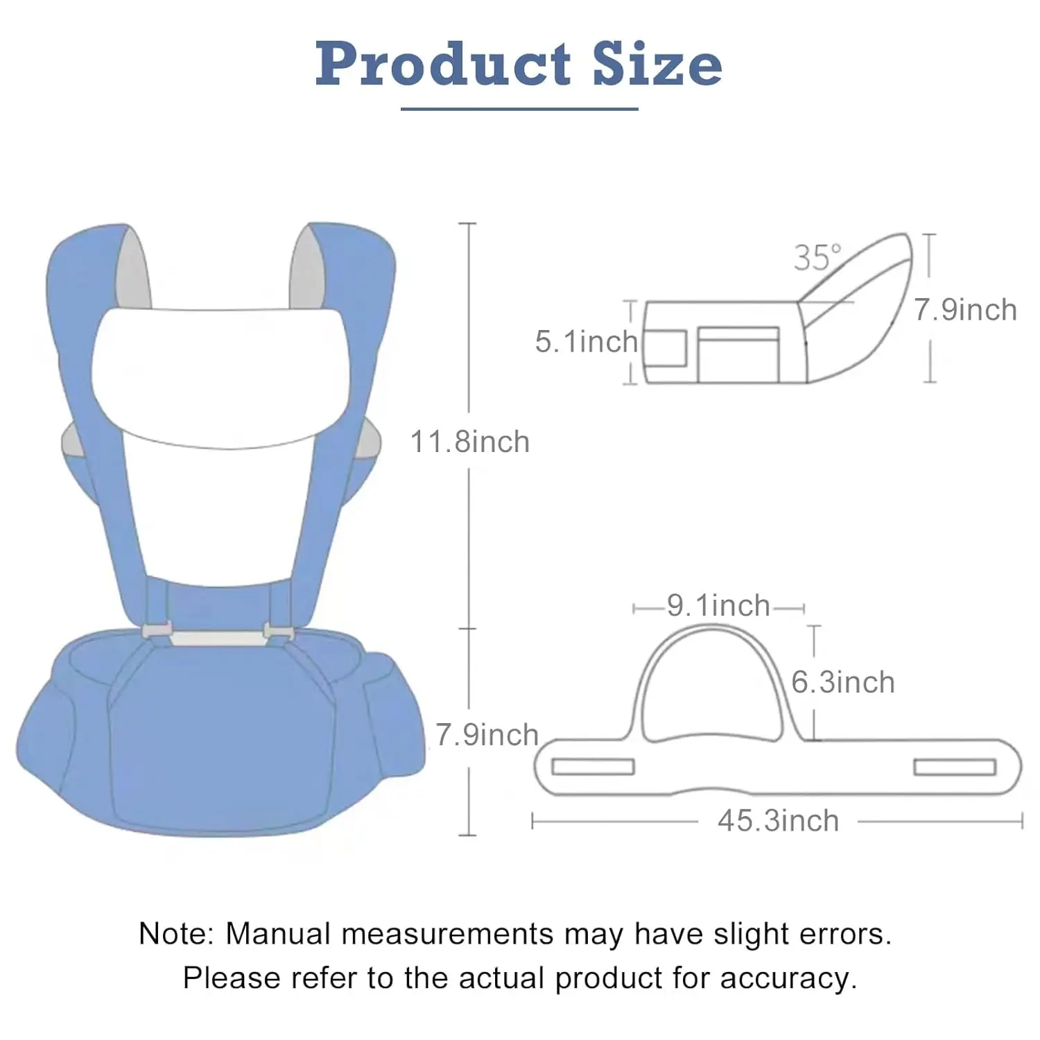 Newborn Baby Carriers Belt With Hip Seat 0 To 3 Years Backpack Multi-use Adjustable Ergonomic Infant Baby Waist Stool Backpack