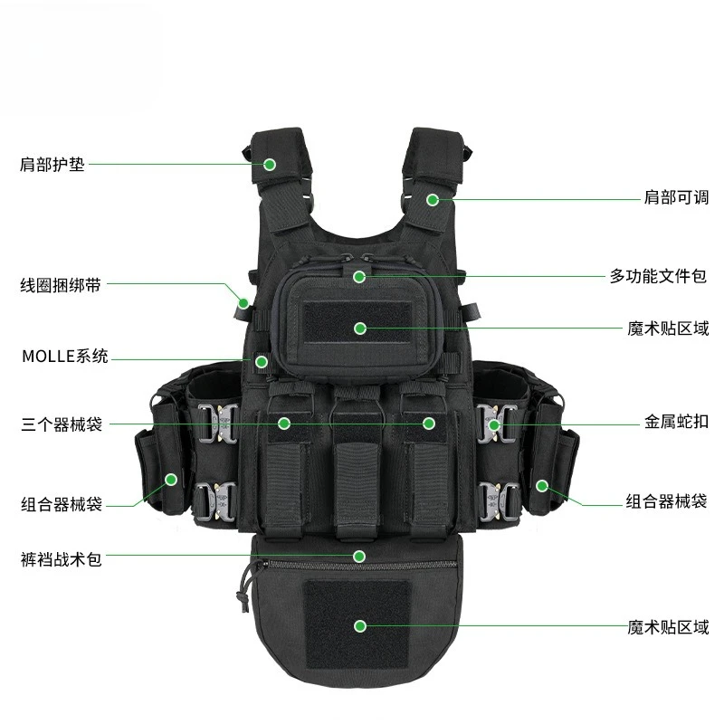 في الهواء الطلق التمويه سترة التدريب تنفس سترة مقاومة للاهتراء CS سترة تكتيكية متعددة الوظائف #2