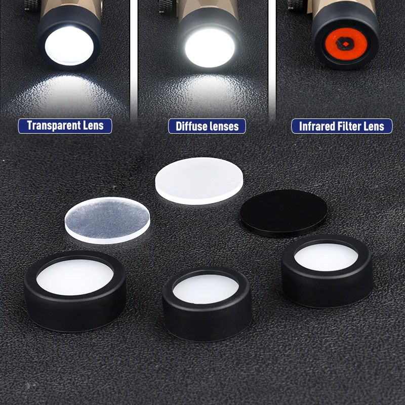 Защитный чехол для фонарика Surefire, тактическое защитное зеркало для охоты M300 M400 X300X 400 В, специальный защитный чехол для фонарика