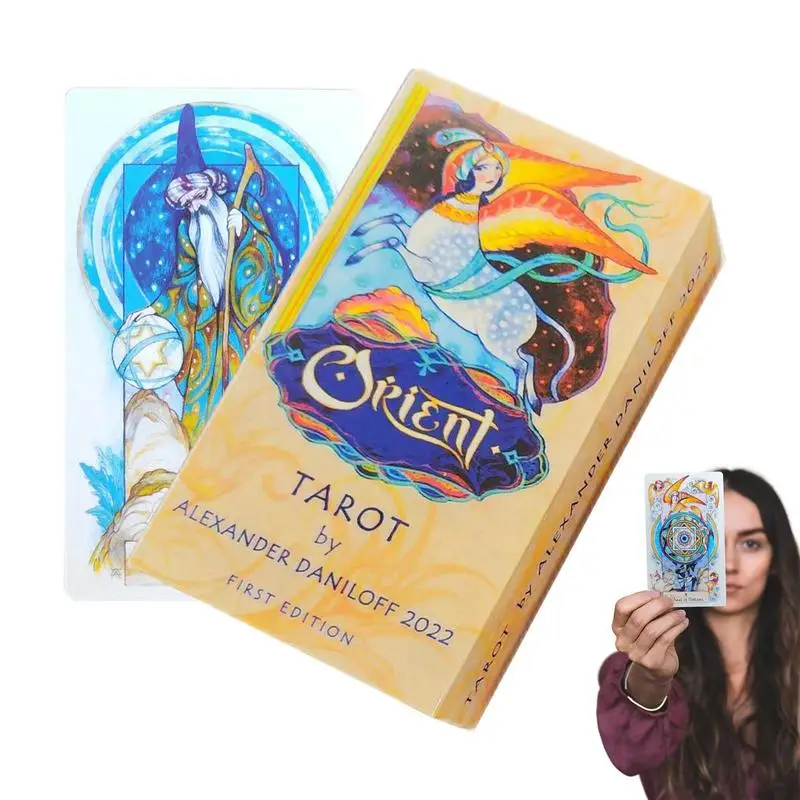 

New Tarot Cards Orient Tarot Cards For Beginners Traditional Tarot Deck With Manual Fortune Telling Divination Board Game