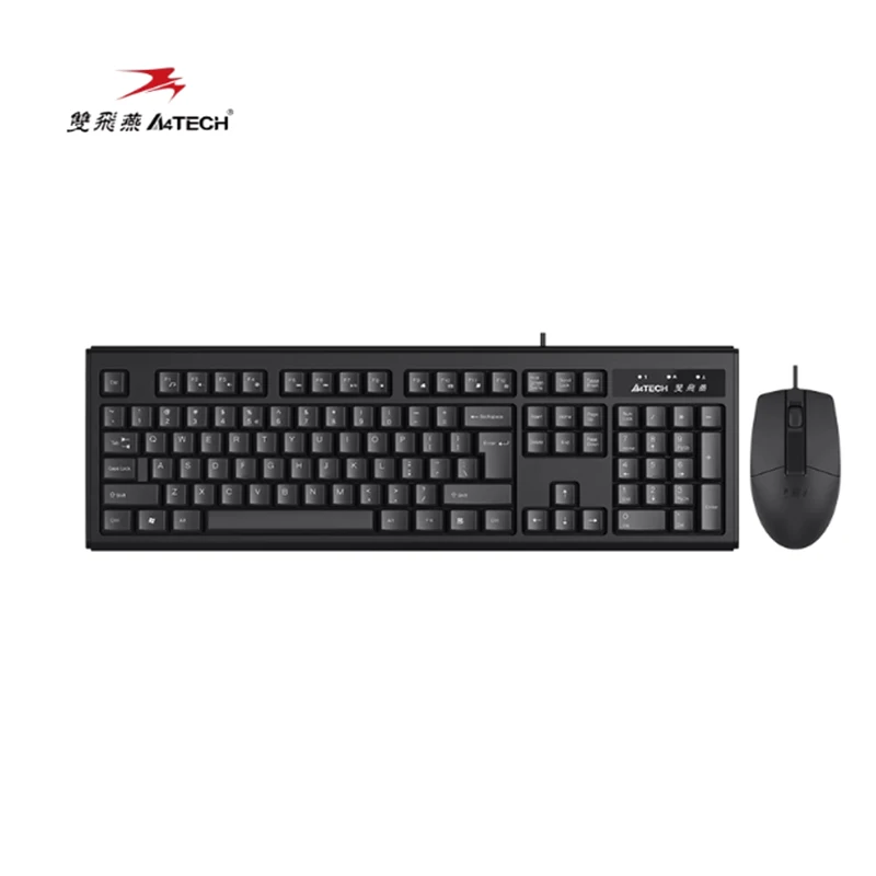 

A4Tech VKM-1300 Wired Gaming Mouse Set USB Compatible for Notebook Desktop Computers Dedicated for Office Use Stock