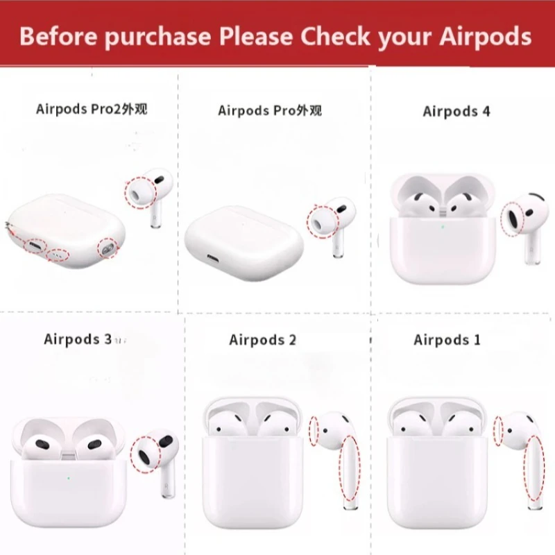Creative Funny 3D Peach Butt Cute Cartoon Soft Silicone Case for Apple Airpods 2/1 Pro 2 3 Bluetooth Earphone Protective Cover view 6