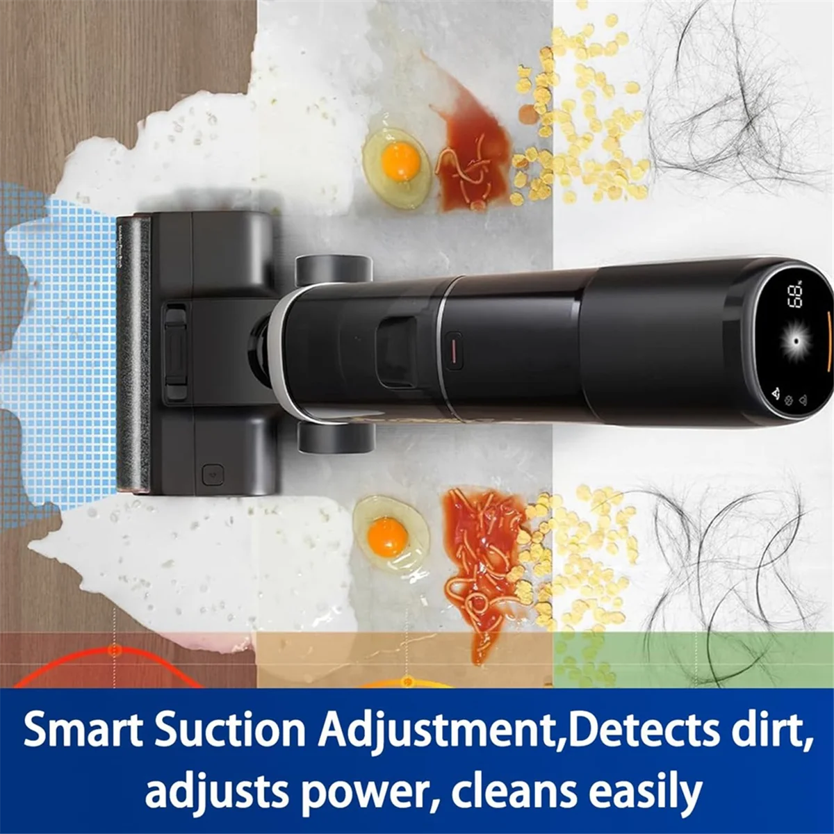 

B44CReplacement Kit for Dreame H14 / H14 Pro Wet Dry Handheld Wireless Vacuum Cleaner Parts Roller Main Brush HEPA Filter