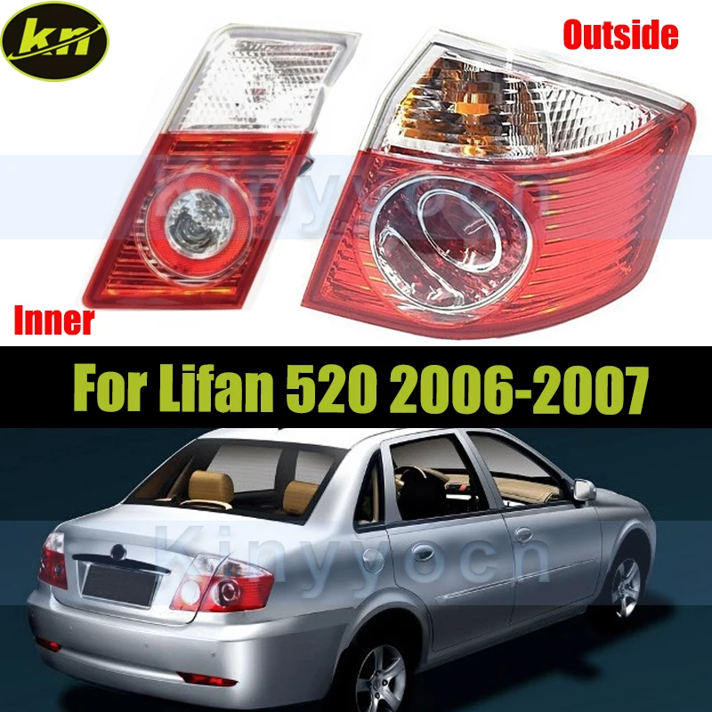 

Rear Bumper Taillight For Lifan 520 2006-2007 Tail Light Signal Lamp Warning Brake Light
