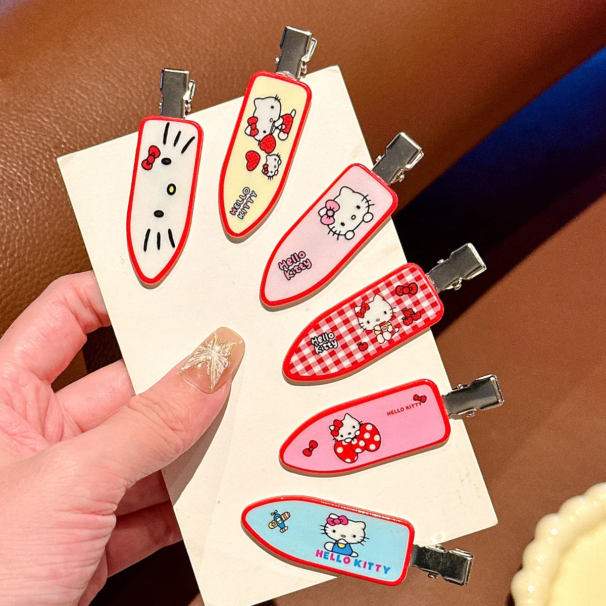 Süße Sanrio und Hello Kitty Haarspangen, süße Cartoon-Stirnbänder, Kawaii-Geburtstags- und Weihnachtsgeschenke für Studentenmädchen