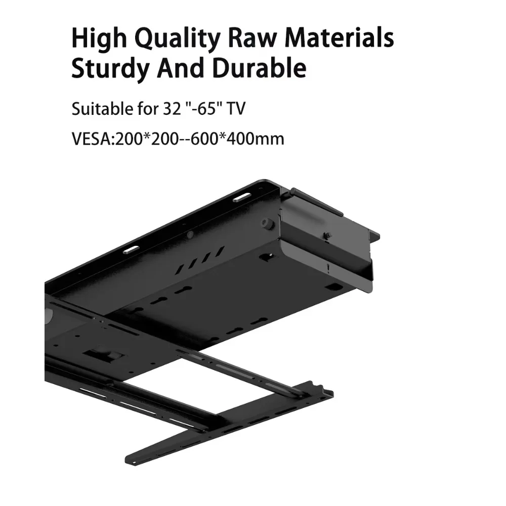 Pull-down Flip TV Lift 32-85 Wall Mounted Electric Ceiling TV Lift Durable TV Stand and Cart