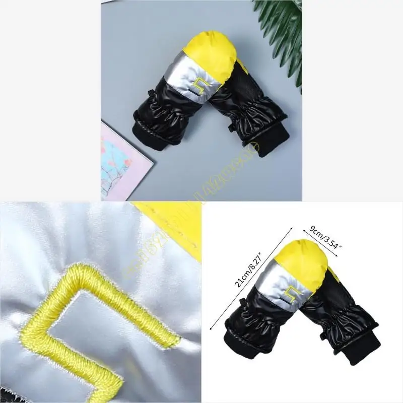 

Waterproof Plush Thickened Warm Gloves Keep Hands Stay Warm and Dry in Winter Playing Suitable for Outdoors Winter DXAD