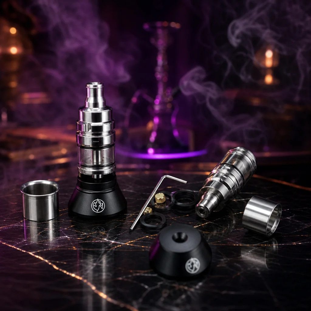 

Duetto Lucido Style MTL RTA Vape Tank - 2.5ml Rebuildable Atomizer, 22mm, 316SS Construction