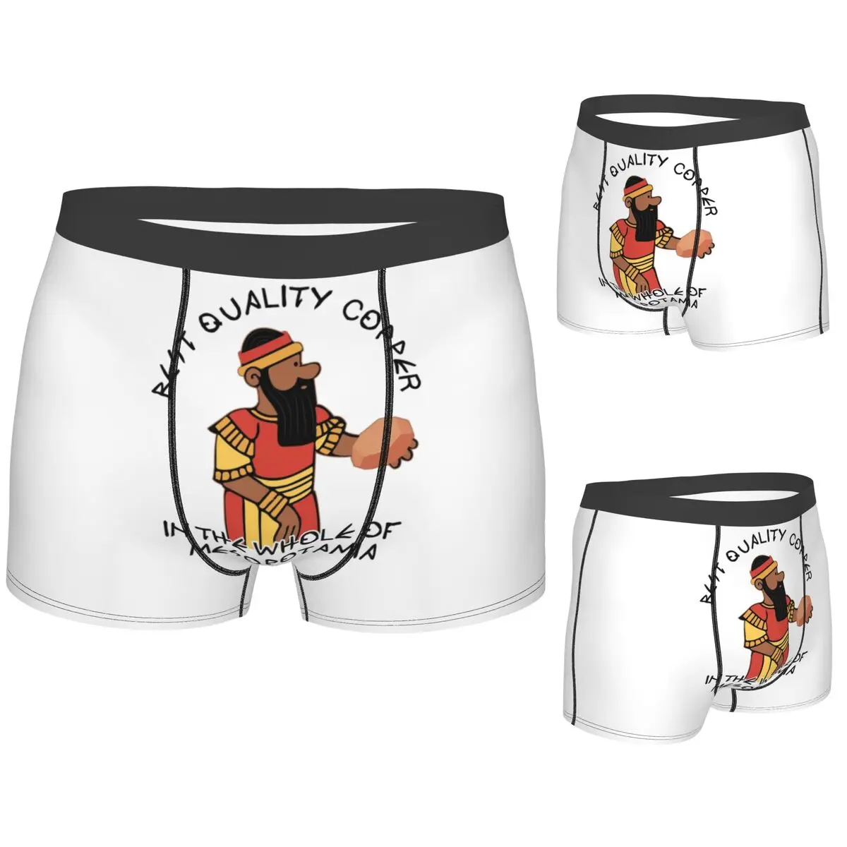 

Boxer Underpants Shorts Ea Nasir Complaint Tablet Copper Merchant Panties Men Breathable Underwear for Homme Man Boyfriend Gift