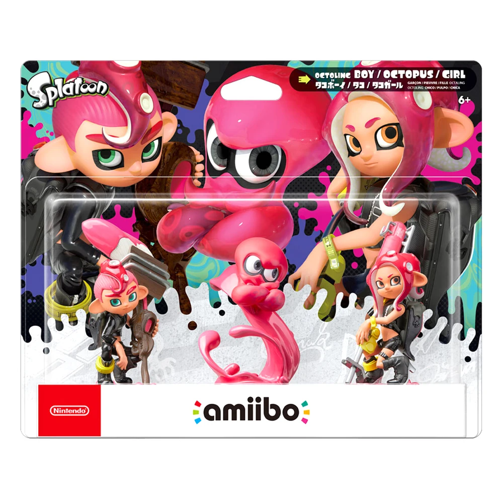 ARTSWIFT Amiibo Splatoon 2 Triple Pack (Octoling Boy /Octoling Octopus /Octoling Girl) Figure Original Asian Version Region Free