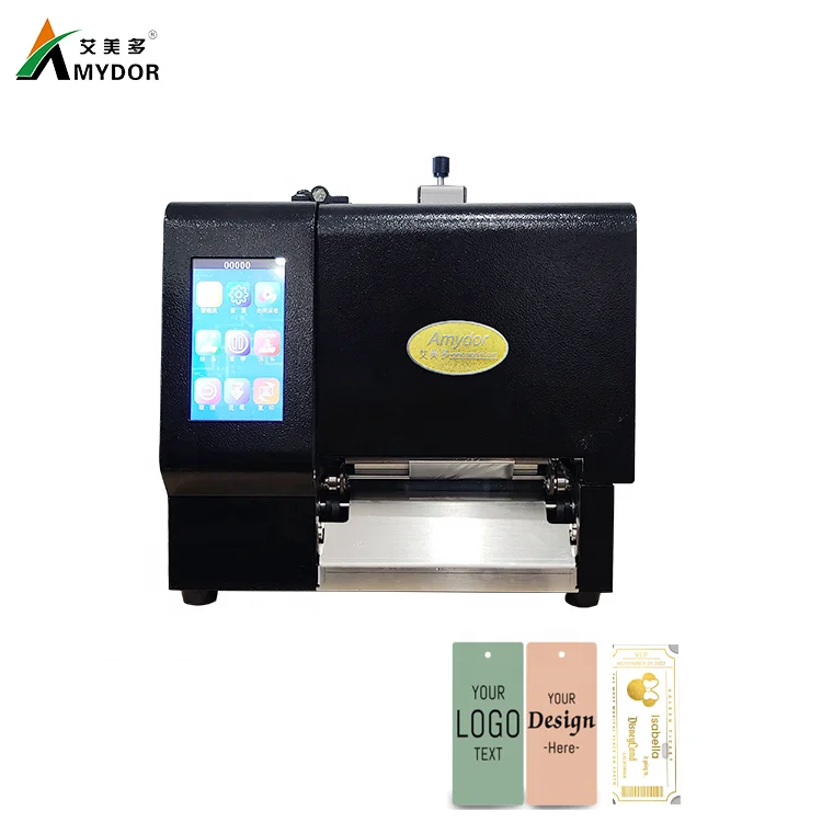 600DPI Amydor AMD41D Coupon Hot Stamping Digital Garment Label Tag Printer