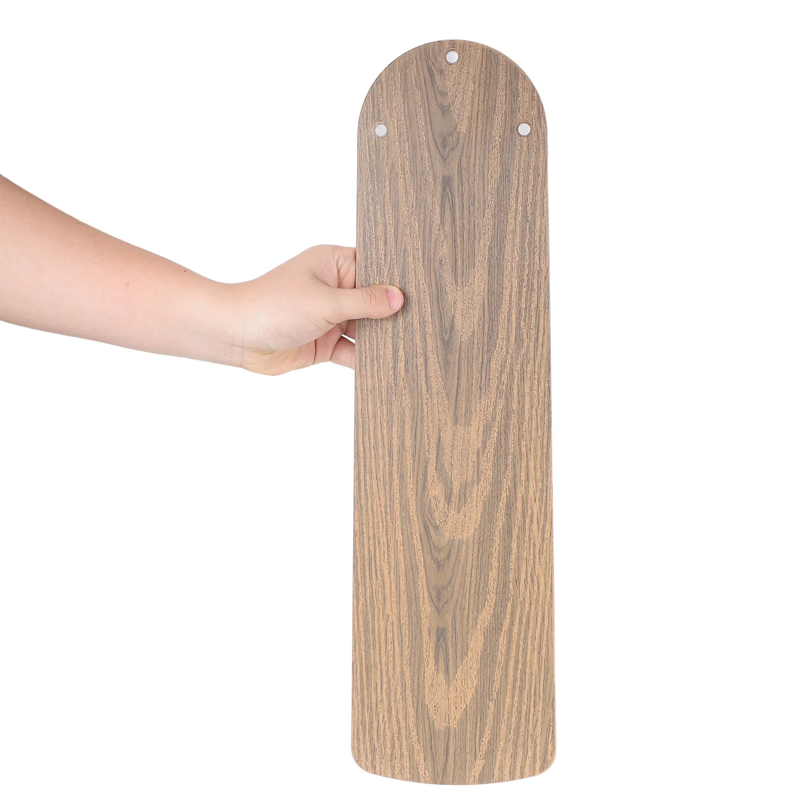Asas de ventilador de techo de repuesto de plástico, patrón de grano de madera, ligero, resistente, fácil de instalar para el hogar, oficina, dormitorio, interior