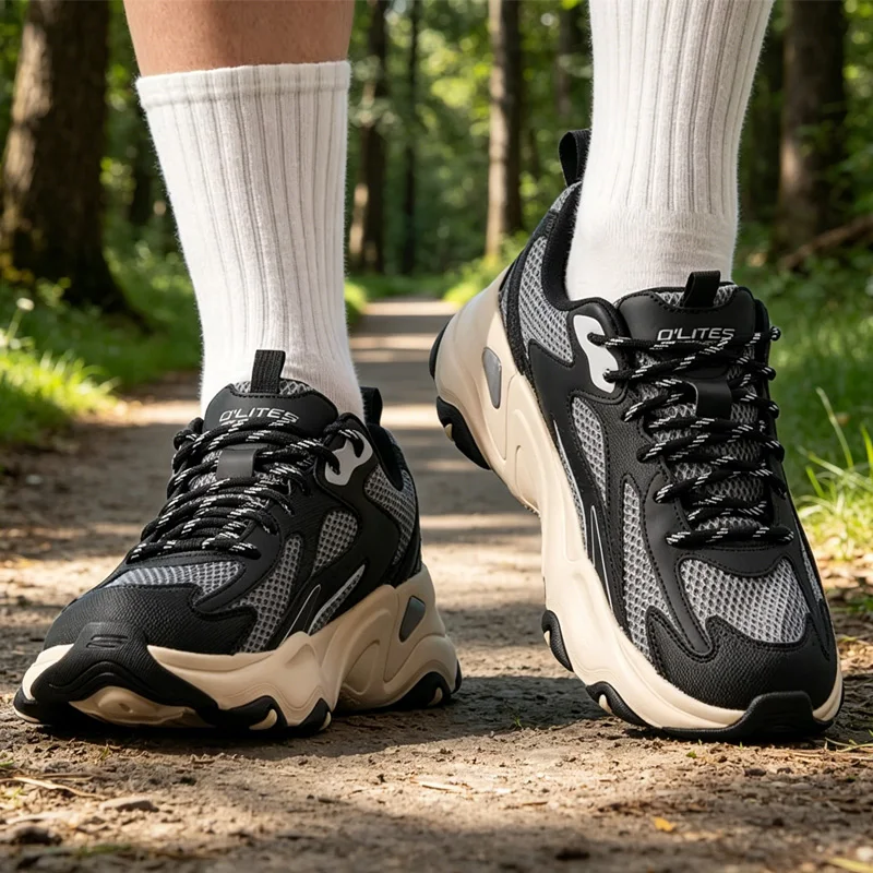 

Мужские повседневные кроссовки Skechers 232496-BKMT/232496-LTGY, легкие, удобные, в стиле ретро