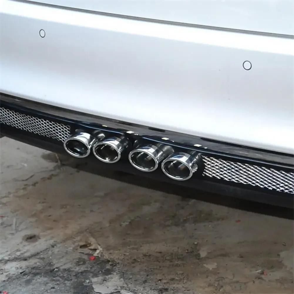 

Useful False Exhaust Pipe Stickers Ornament Car Exhaust Decals Cool No Drilling Required Universal Car Decorative Exhaust