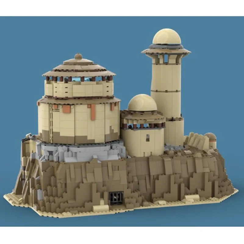 

customize MOC-108238 Movie Scene Block Model Kit DIY The Daimyo's Palace Building Blocks Assembly Compatible with75326 Kid Toy