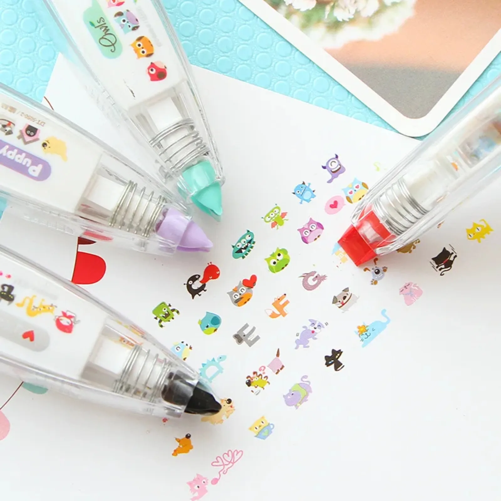 Tier Korrekturband Kawaii Scrapbooking Dekoration Aufkleber Kalender Marker Schule Schreibwaren Bürobedarf Zurück zur Schule