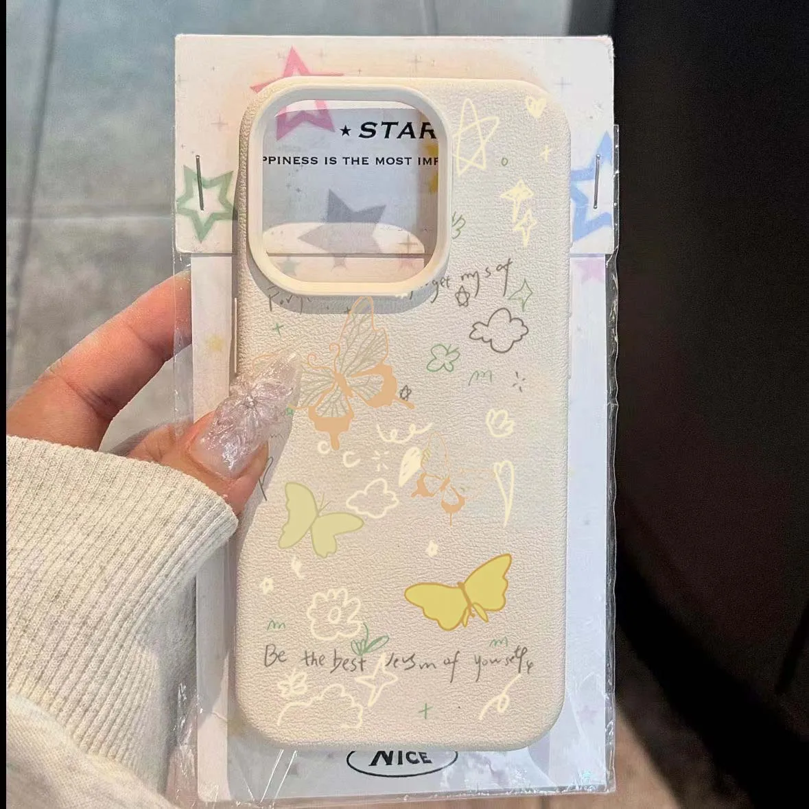 

Case For iPhone 16 Pro Max 16e 15 14 13 12 11 Butterfly Lichee Pattern Silicone Cover For iPhone XS Max X XR 16 Plus Soft Fundas