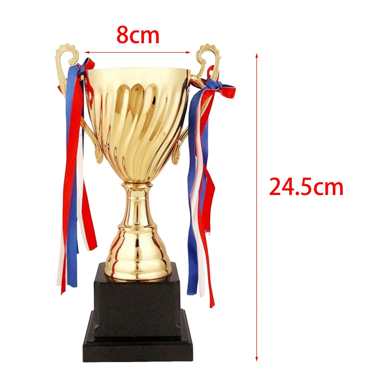 Metal Award Trophy Kids Small Trophy Prize Rewards Appreciation Gifts Trophy Cup with Base for Party Decor Props