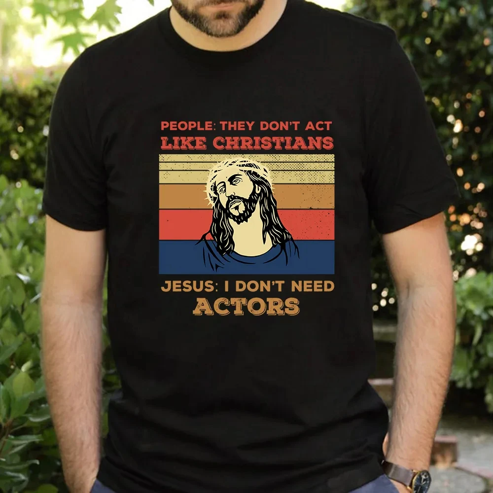 

Футболка «Я не нужны акторы» для мужчин и женщин, хлопковые футболки с короткими рукавами, роскошная брендовая рубашка, топы большого размера, летняя блузка, мужская одежда