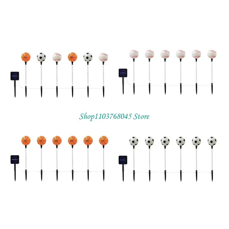 R53F Pathway Light Football/Basketball/Baseball Garden Lights for Outdoor