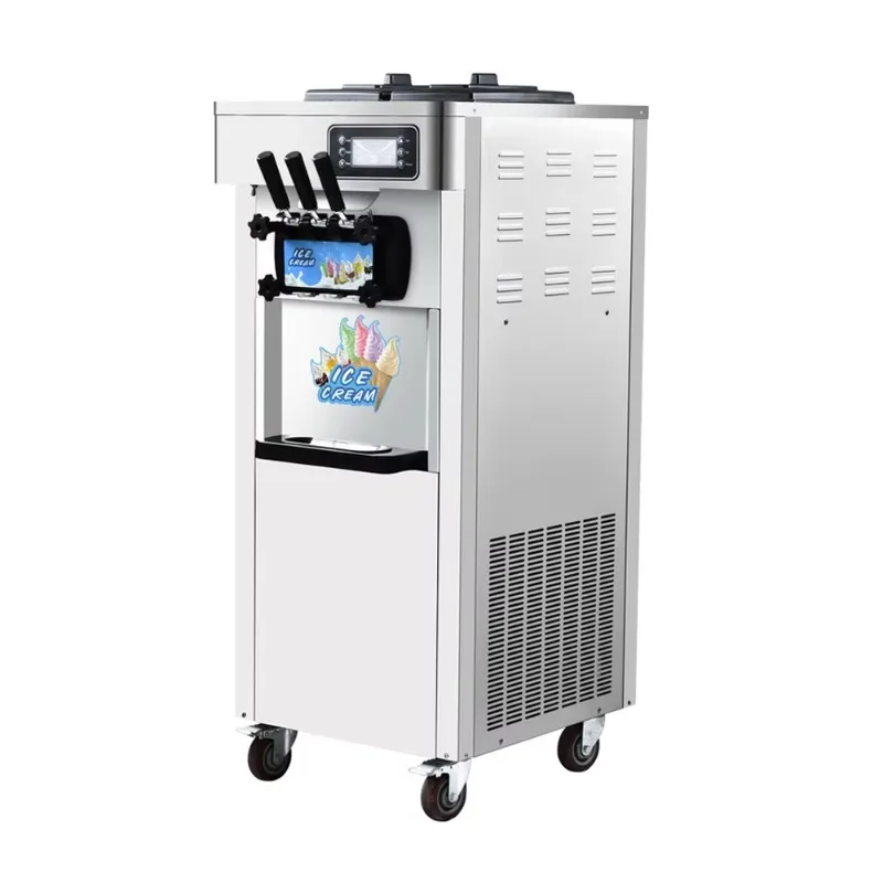 

Commercial Fast Ice Cream Making Machine Soft Ice Cream Maker Machine for Dessert Shops and Fast Food Restaurants