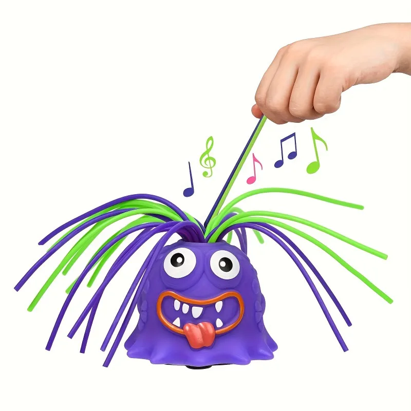 

Quirky Prank Toy Screams When Pull Hair, Fun Gag Item Stress Relief, Random Color Style Small Gift for Back to School