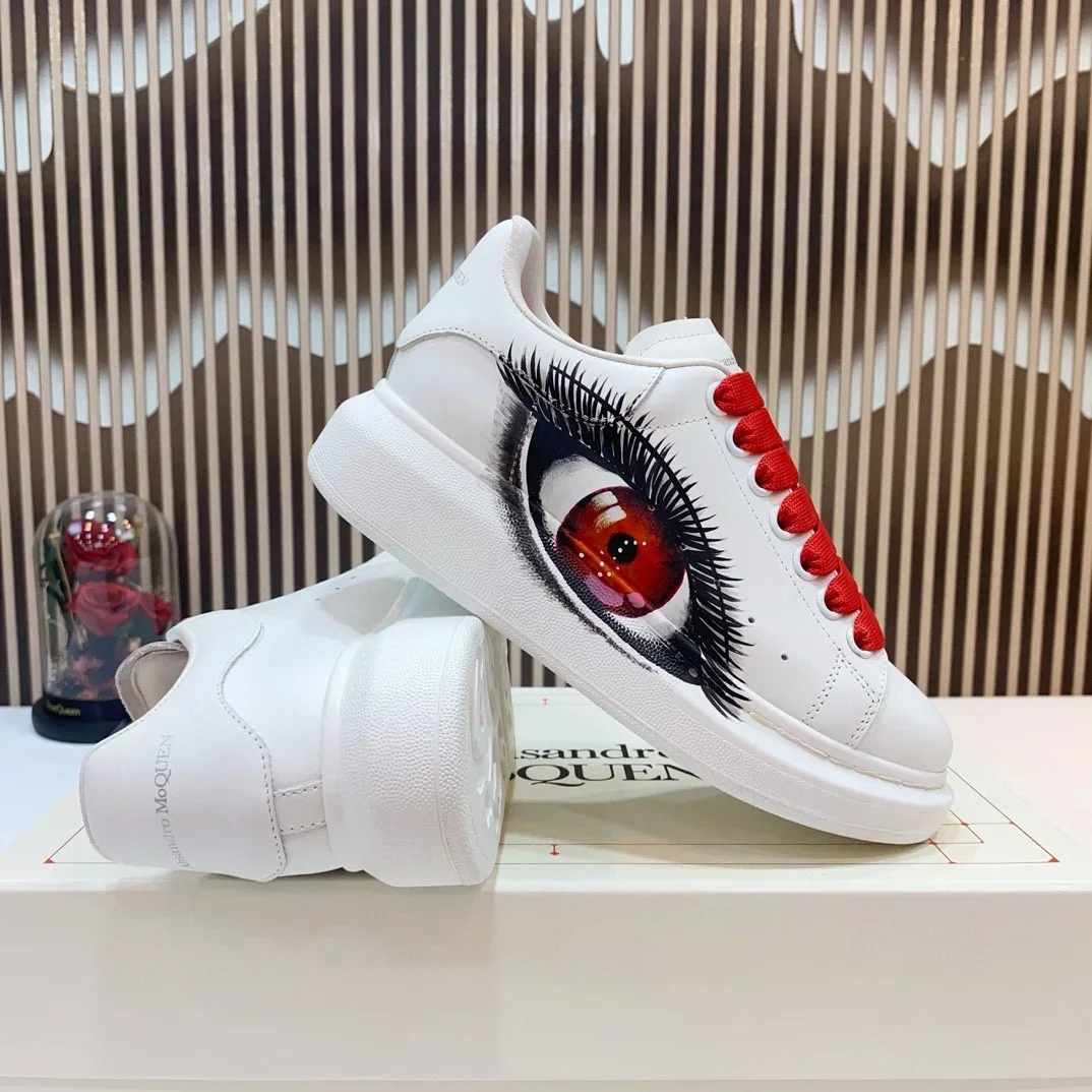 

Top Hight Quality Mens Casual Sneakers Real Leather Womens Brand Designer Tennis Shoes Classic Fashion Design running shoes