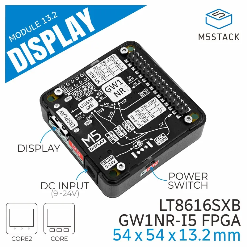 Official M5Stack Display Module 13.2 High Definition Audio-Video Module GW1NR-I5 FPGA