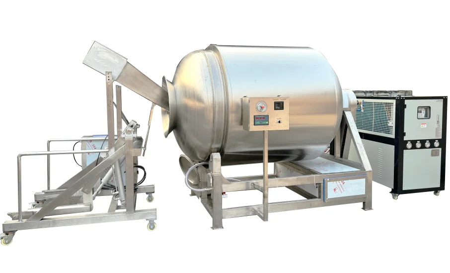 5 years guarantee vacuum meat massager mixer  tumbler  tumbling machine with refrigerator  for meat machine for sales price