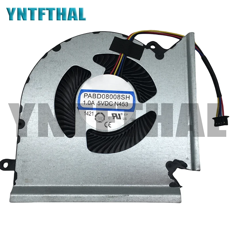 MSI GE66 GP66 GL66 MS-1541 MS-1542 portátil CPU GPU ventilador de refrigeración 4 pines DC5V 1.0A enfriador PABD08008SH N453 N454 nuevo