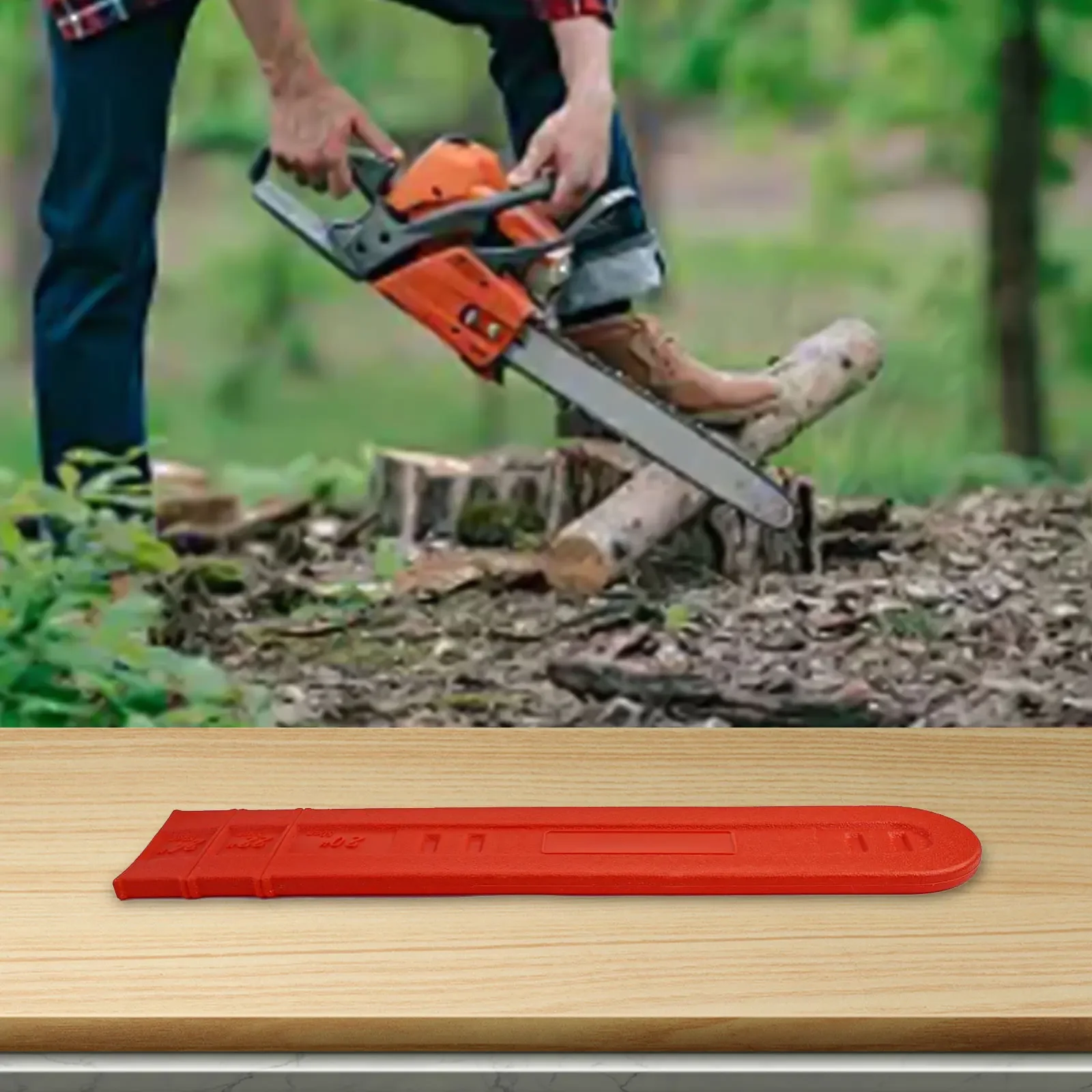 

Orange Chainsaw Bar Protect Cover Scabbard Guard for StihlHusqvarna 038 044 046 Protect and Prolong Your Saw's Life