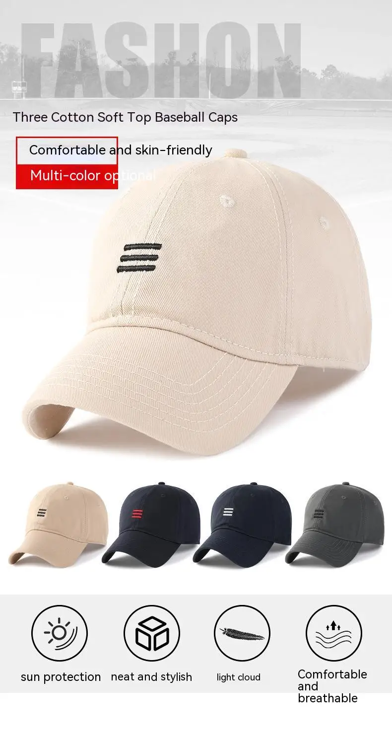 Overs ize Big Head Man Plus Size Baseball Cap Frühling Sommer dünne Stoff Mesh Sonnenhut männlich Snapback m 55-59cm l 60-64cm – Detail 1