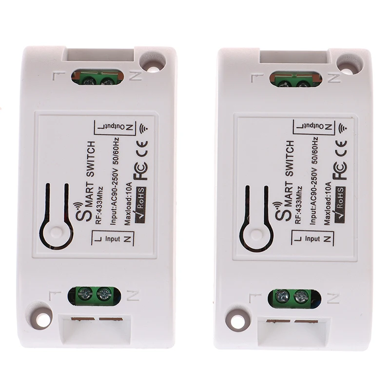 433 Mhz Rf Smart Switch Draadloze Rf Receiver Timer Relay Telefoon Afstandsbediening