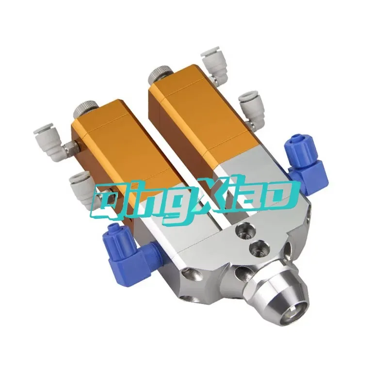 Two-component Suck-back  Dual-cylinder Precision Glue Gun Nozzle Dispensing  Fine-tuning Outlet  Large Flow Stable High Accuracy