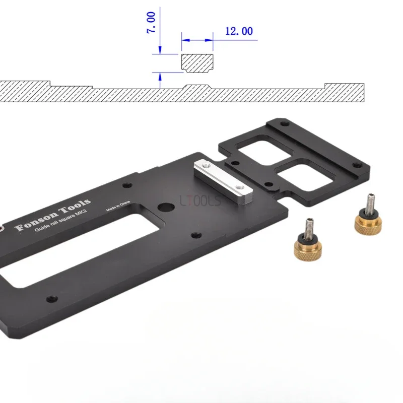 90 Degree Track Saw Square Guide Woodworking Electric Circular Saw Carpenter Angle Square Right-angle Guide Rail Position Tool