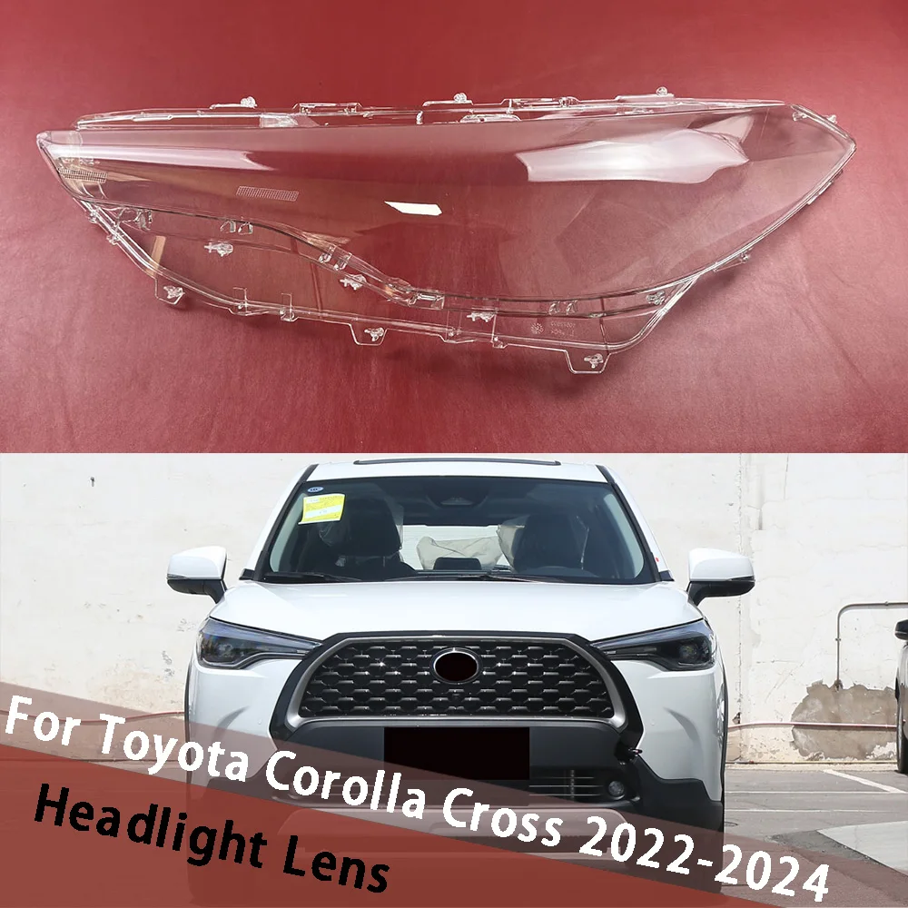 

Head Lights Cover For Toyota Corolla Cross 2022 2023 2024 Headlamp Clear Housing Front Headlight Lens Shell Clear Lampcover