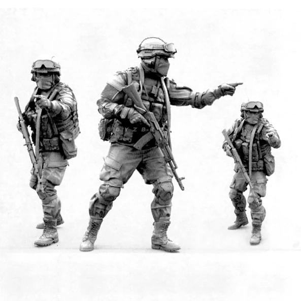 Modelo de soldado de resina 1/35 incoloro y autoensamblado (1 personas) A-2120