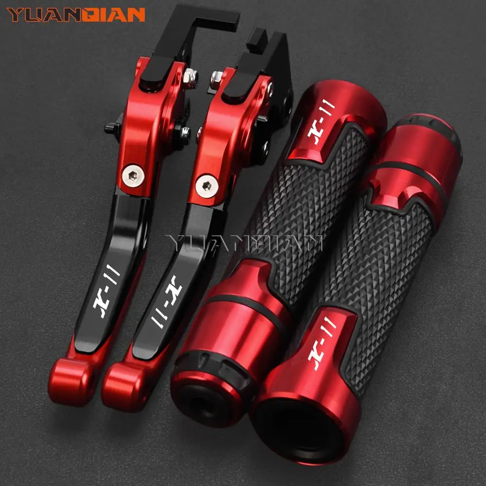 

For HONDA X11 X-11 1999 2000 2001 2002 Motorcycle Accessories Extendable Adjustable Brake Clutch Levers & Handle Handlebar grips