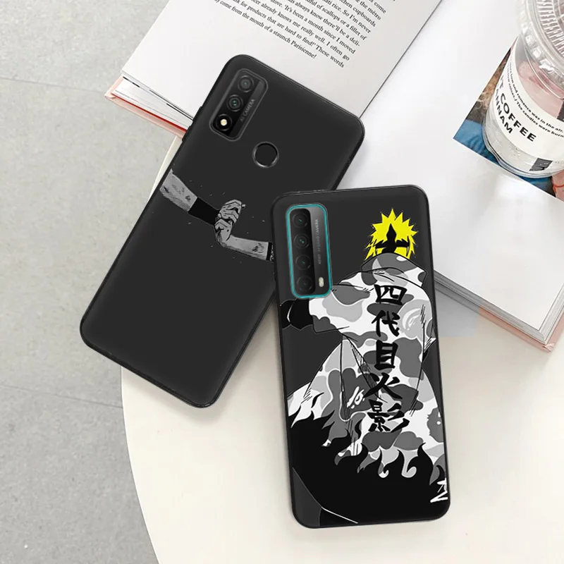 Soft Silicone Phone Case For Huawei P30 Pro P20 P40 P Smart Z Moto G31 G30 G200 One Fusion Anime Narutos shuriken Protect Cover