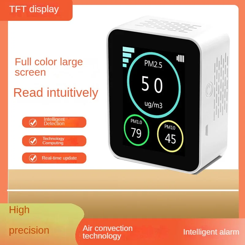 Imagem -02 - Detector de Qualidade do ar Pm2.5 Monitor de Partículas de Névoa Detecção de Poeira Pm2.5 Pm1.0 Pm10 Air Tools