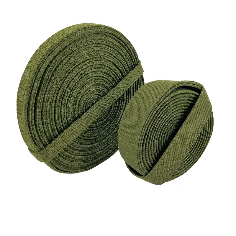 1pc Mountaineering Backpack Woven Strap Packing Rope Rock Climbing Tools Military Green Camping Outdoor Rope Survival Gear Parts