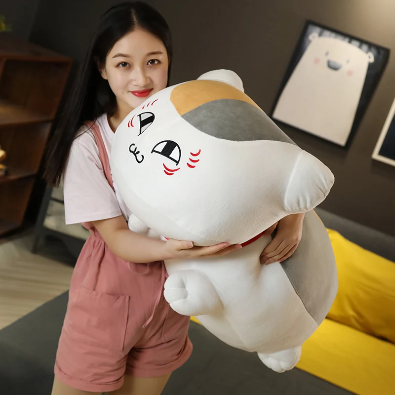 20-70cm Natsume Yuujinchou Nyanko Sensei Plush Cat Anime Cartoon Stuffed Doll Toy Pillow Cushion for Children Birthday Gift